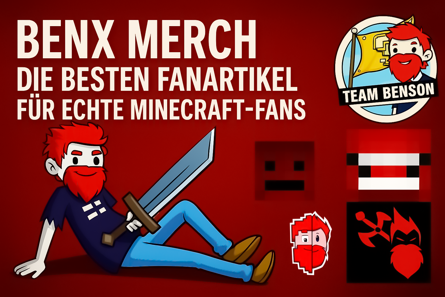 Benx Merch – Die besten Fanartikel für echte Minecraft-Fans